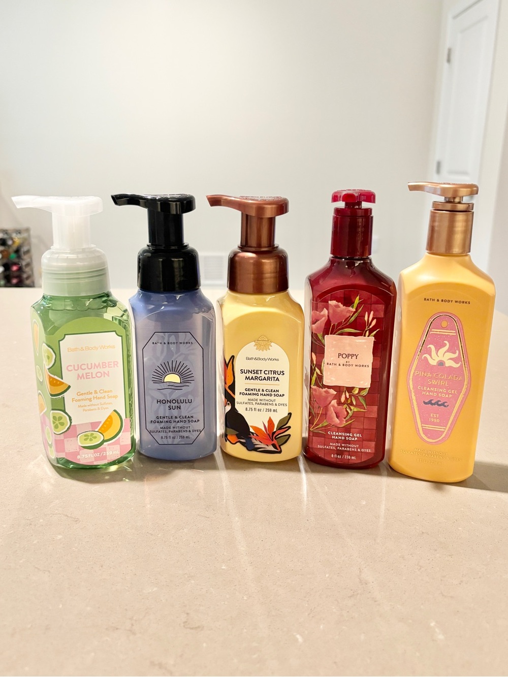 Bath and Body Works 5 Piece Hand Soap Gift Set